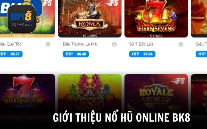 Sảnh game nổ hũ hội tụ đủ các siêu phẩm cá cược