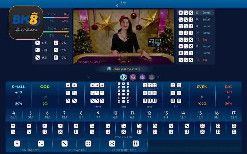 Đánh đều tay mức cược ở mỗi ván chơi Tài Xỉu bk8